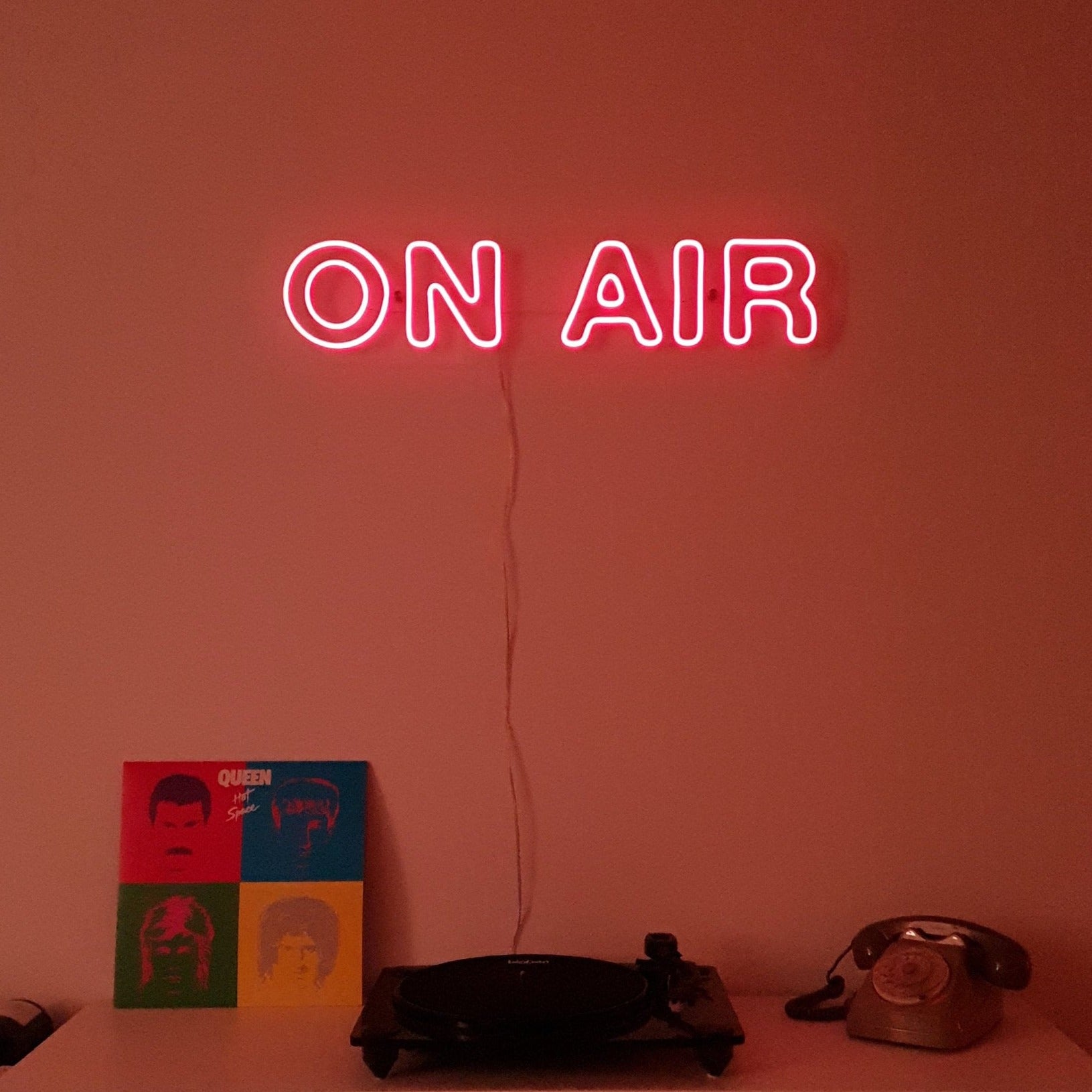 On air neon sign