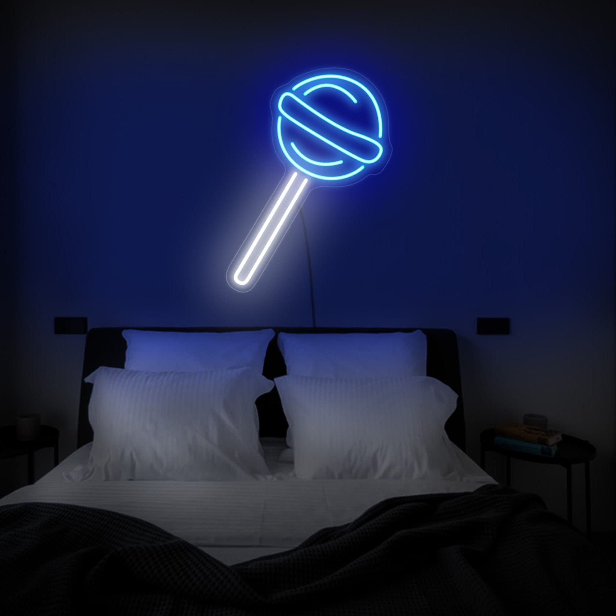 Lollipop neon sign